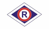 logo policjantów drogówki z R w środku
