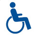 znak osoba na wózku inwalidzkim