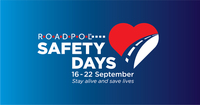 Plakat z napisem Safety Days.