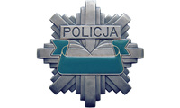 Logo polskiej policji w formie odznaki