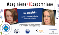 Dwa zdjęcia obok siebie. Dziewczynka około 10-letnia, obok ta sama dziewczynka kilka lat starsza.