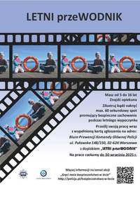 Plakat z napisem Letni Przewodnik