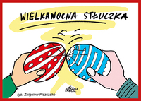 Na zdjęciu dwa jajka wielkanocne.