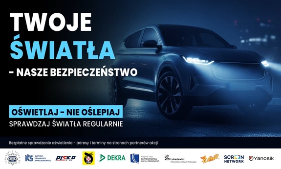 Bezpłatne sprawdzanie oświetlenia pojazdów w województwie wielkopolskim